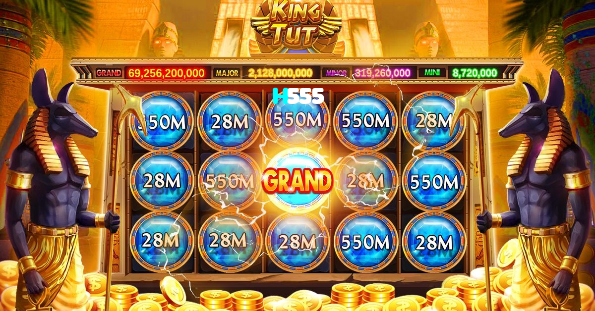 H555 casino presented on mobile device in Pakistan with slots and live games
